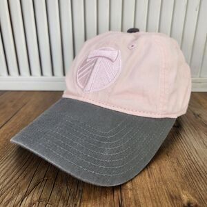 Portland Timbers Adidas MLS Womens Strapback Hat Cap Pink Gray Soccer Sports